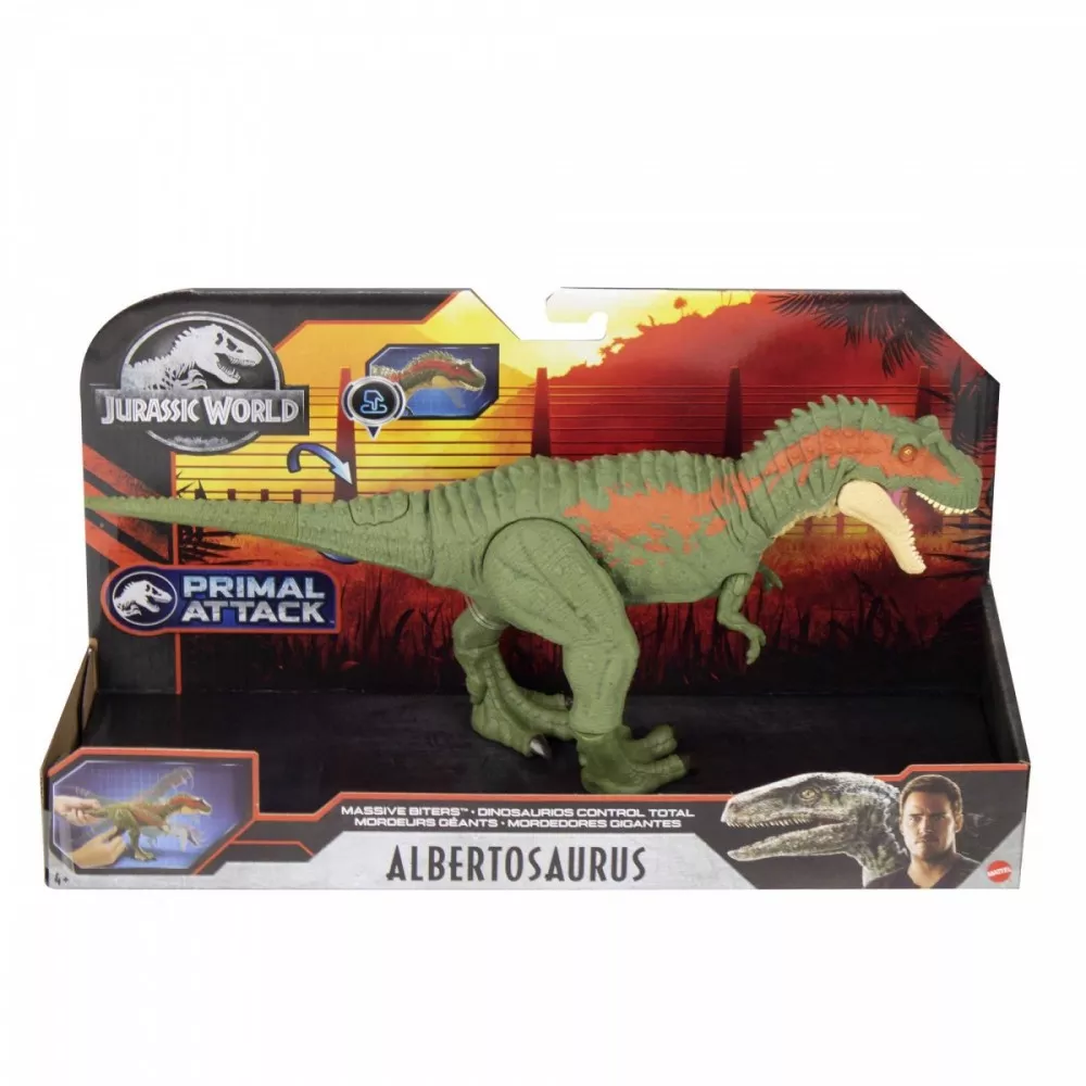 Mattel Figurka Jurassic World Dinozaury Mega szczęki Albertosaurus