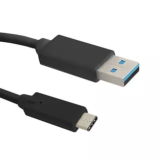 Qoltec Kabel USB 3.1 typ C męski | USB 3.0 A męski | 1m