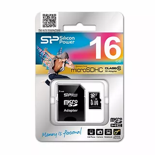 microSDHC 16GB CLASS 10 + adapter