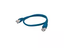 Patch cord kat.5e 1M FTP niebieski