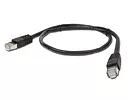 Patch cord kat.5e 2M FTP czarny