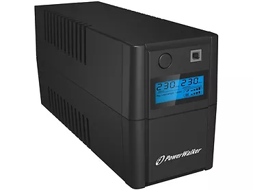 PowerWalker UPS LINE-INTERACTIVE 650VA 2X 230V PL OUT, RJ11     IN/OUT, USB, LCD