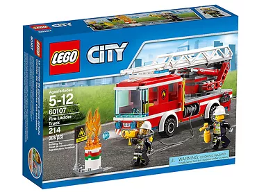 LEGO CITY Wóz strażacki z drabiną 60107