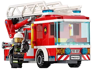 LEGO CITY Wóz strażacki z drabiną 60107