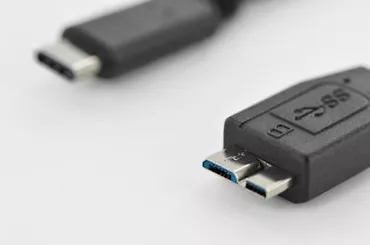 Kabel połączeniowy USB 3.0 SuperSpeed Typ USB C/microUSB B M/M czarny 1m