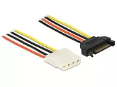 KABEL SATA ZASILAJĄCY(M)->MOLEX(F) 20CM