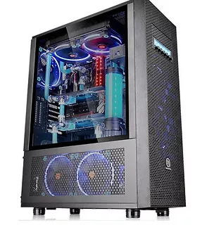 Thermaltake Core X71 Full Tower USB3.0 Tempered Glass - Black