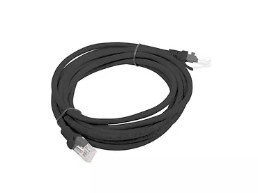 LANBERG Patchcord kat.6 3.0M UTP czarny