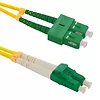 Qoltec Patchcord światłowodowy SC/APC-LC/APC | SM | 9/125 | G652D | 1m