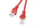 LANBERG Patchcord kat.6 0.25M UTP czerwony