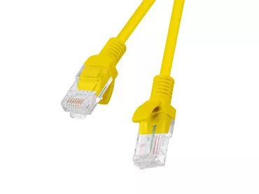 LANBERG Patchcord kat.6 0.25M UTP żółta