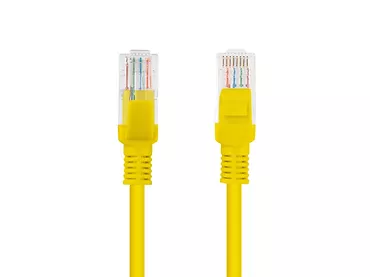 LANBERG Patchcord kat.6 0.25M UTP żółta