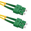 Qoltec Patchcord światłowodowy SC/APC-SC/APC | SM | 9/125 | G652D 0,5m