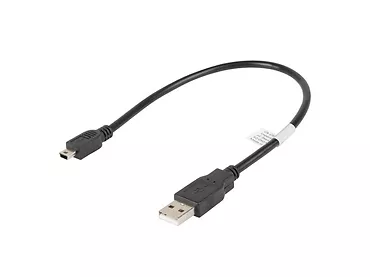 LANBERG Kabel USB 2.0 mini AM-BM5P 0.3M czarny (CANON)