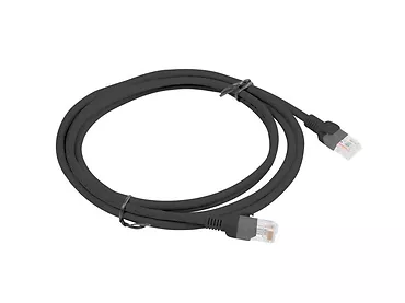 LANBERG Patchcord kat.5e 2.0M UTP czarny