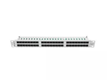 LANBERG Patch Panel 48 Port 1U Kat.6 szary