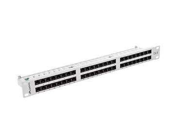 LANBERG Patch Panel 48 Port 1U Kat.6 szary