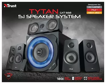 Trust GXT 658 Tytan 5.1 Surround speaker system