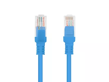 LANBERG Patchcord kat.5e 5.0M UTP niebieski