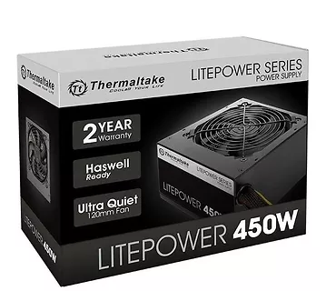 Thermaltake Litepower II Black 450W (Active PFC, 2xPEG, 120mm)