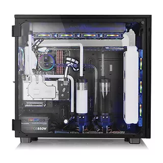 Thermaltake View 91 RGB Riing Tempered Glass XL-ATX Super Tower - Black