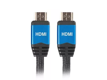 LANBERG Kabel Premium HDMI-HDMI M/M v2.0 1m czarny