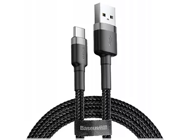 KABEL USB BASEUS TYP C 2A 2M GRAY BK CATKLF-CG1