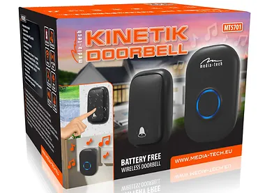 Bezprzewodowy Dzwonek Kinetic Doorbell Media-Tech MT5701