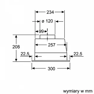 Siemens Okap wyspowy LB53NAA30