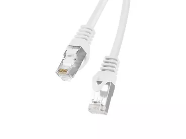 LANBERG Patchcord FTP PCF6-10CC-0025-W kat.6 0.25M biały