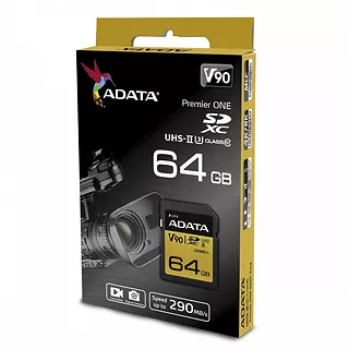 Adata SD Premier ONE 64GB UHS 2/U3/CL10 290/260MB/s