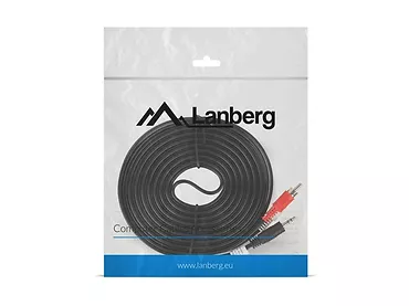 LANBERG Kabel Minijack - 2x Chinch M/M 5M