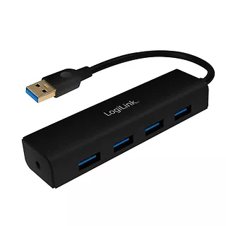 LogiLink Hub 4xUSB 3.0 długość 15cm