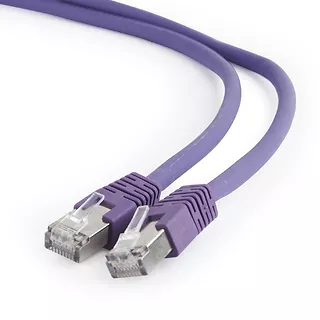 Gembird Patch cord Kat.6A S/FTP LSZHCU 2m fioletowy