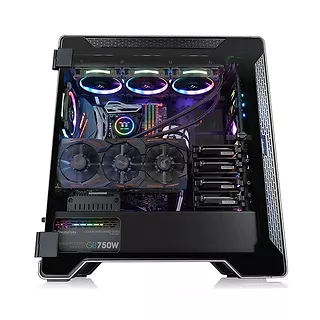 Thermaltake Obudowa TT Premium A500 AluminiumTempered Glass - szara