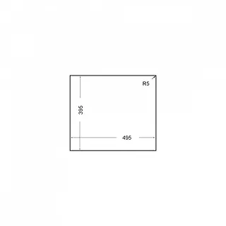 TEKA Zlew podwieszany SQUARE 50.40 TG czarny