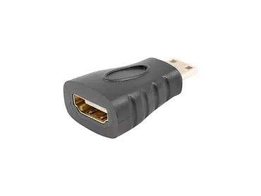 LANBERG Adapter HDMI(M) - HDMI(F) mini Czarny