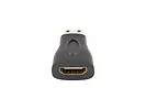 LANBERG Adapter HDMI(M) - HDMI(F) mini Czarny