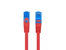 LANBERG Patchcord kat.6a S/FTP CCA 0.5m Czerwony