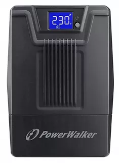 Zasilacz awaryjny UPS POWERWALKER LINE-INTERACTIVE 800VA SCL 2X PL 230V, RJ11/45  IN/OUT, USB, LCD