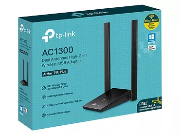 TP-LINK Karta sieciowa Archer T4U Plus USB AC1300