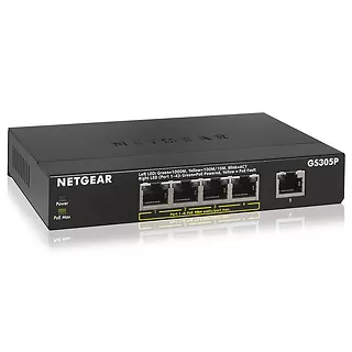 Netgear Przełącznik GS305P 5x1GE (4xPoE)