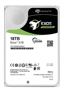 Seagate Dysk Exos X18 18TB 4Kn SATA 3,5 ST18000NM000J