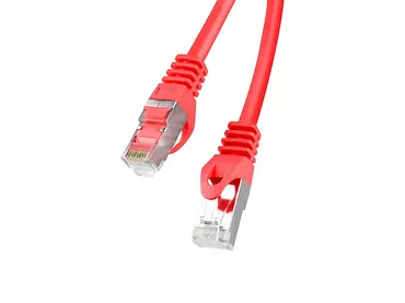 LANBERG Patchcord kat.6a 1,5M czerwony Fluke