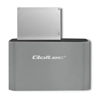 Qoltec Stacja dokująca dysków HDD/SSD | 2.5"/3.5" SATA | USB 3.0