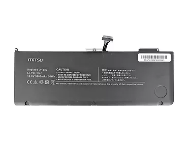 Mitsu Bateria do Apple MacBook Pro 15 A1382 (5200 mAh 56 Wh)