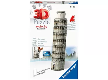 Puzzle 3D Krzywa Wieża w Pizie Mini budowle Ravensburger 11247