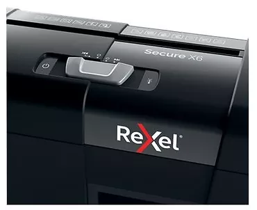 Rexel Niszczarka Secure X6 (P-4, 6 kartek, kosz 10L)