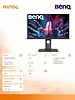 Benq Monitor 27 cali PD2705Q  LED 5ms/QHD/IPS/HDMI/DP/USB