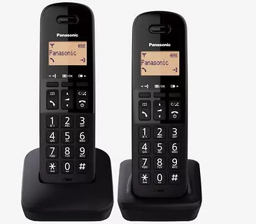 Panasonic Telefon KX-TGB612 Dect Black Duo